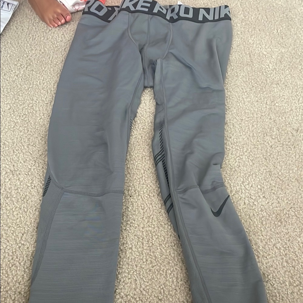 Nike Gray Performance Leggings